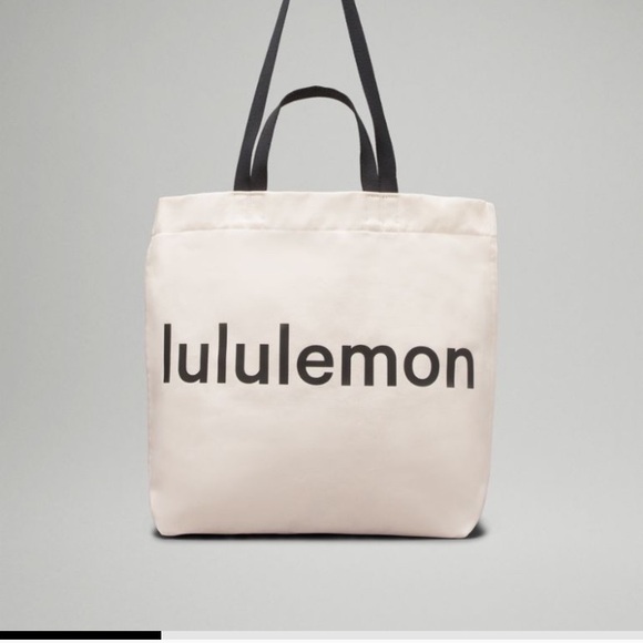 Lululemon Double Handle Canvas Tote Bag (NWT) - Picture 2 of 11